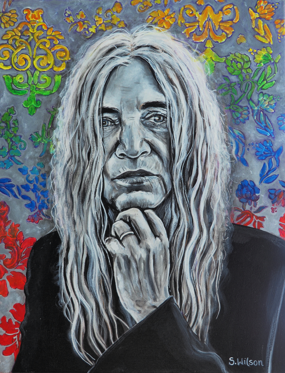 Patti Smith Print — Suzy Wilson Art